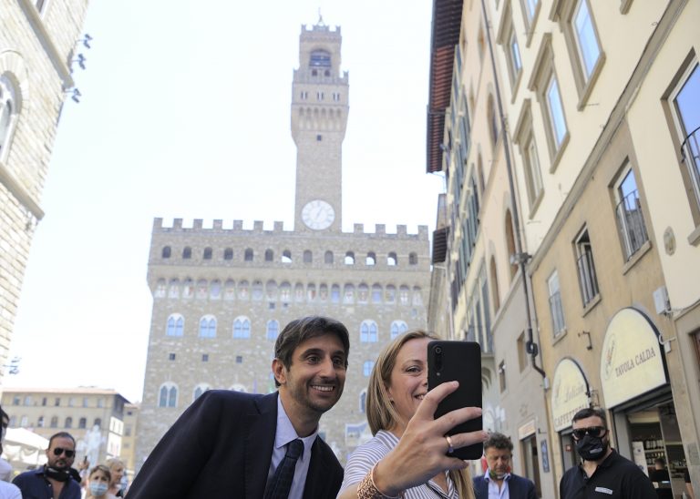 Giorgia Meloni in Toscana