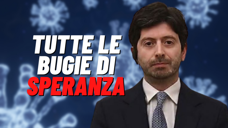 Tutte le bugie del Ministro Speranza